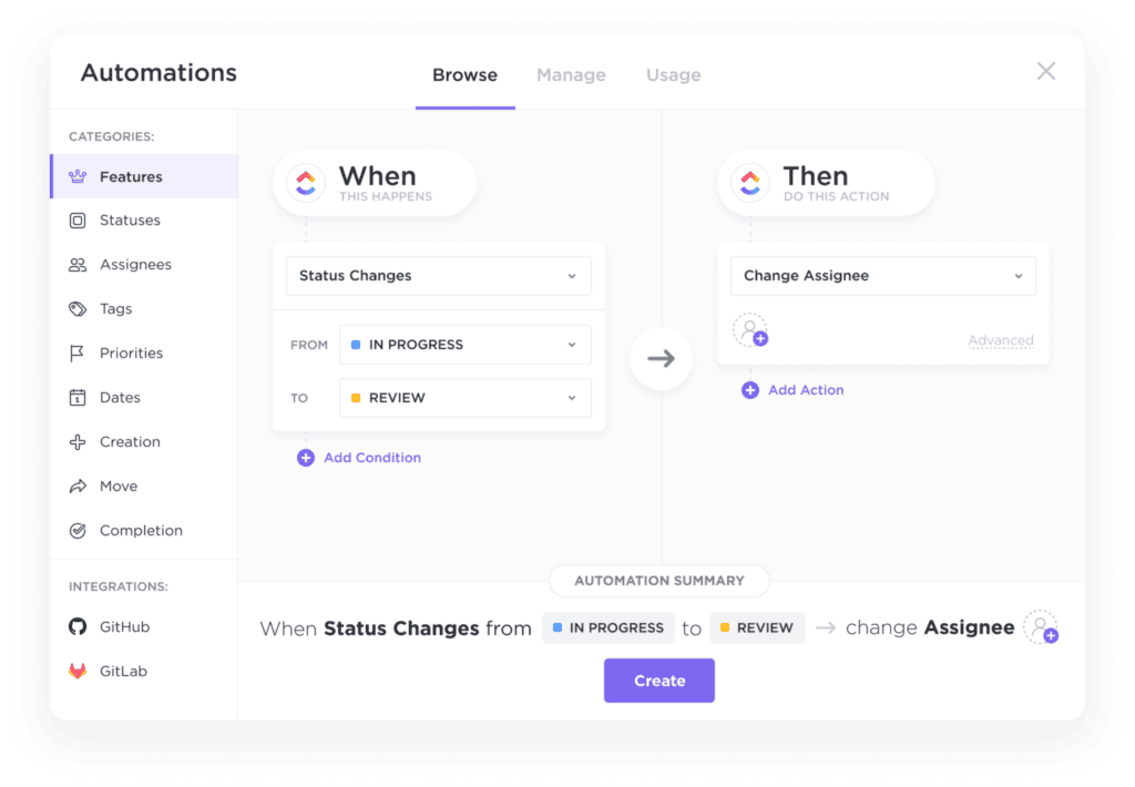 Workflow automations