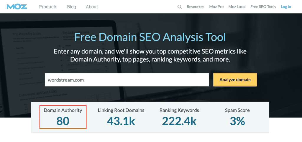 Domain Authority Checker