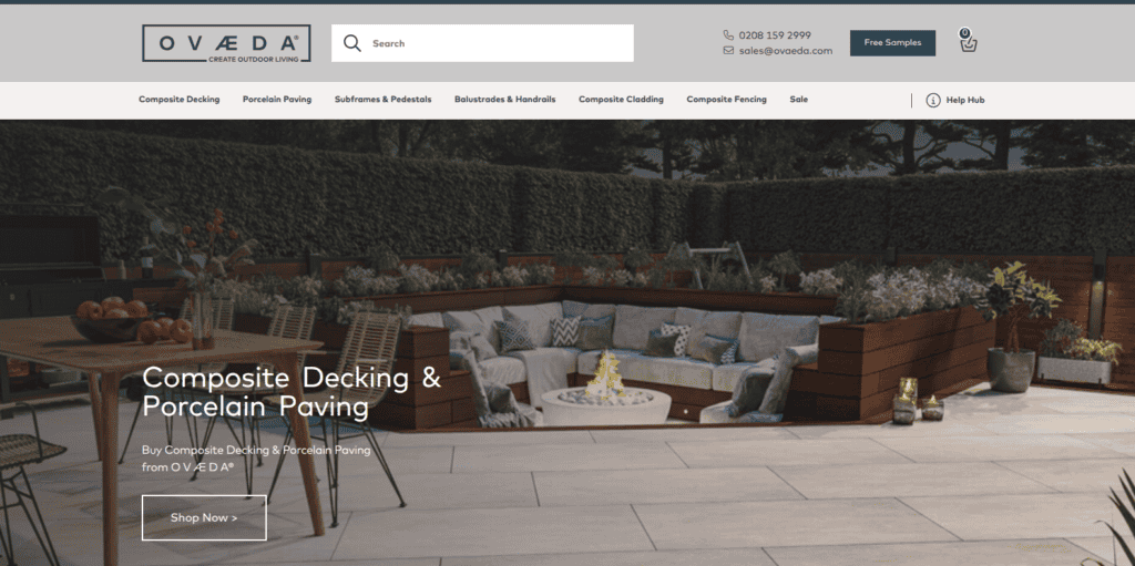 Ovaeda home page