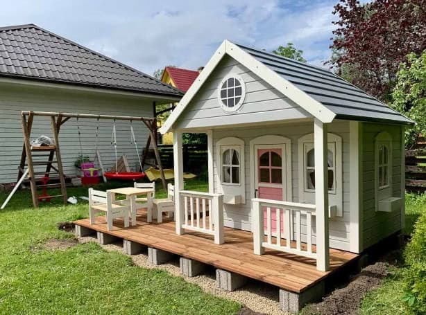 Wooden playhouse