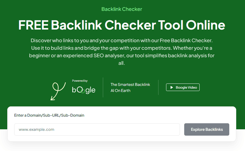 Backlink checker Free online backlink checker tool
