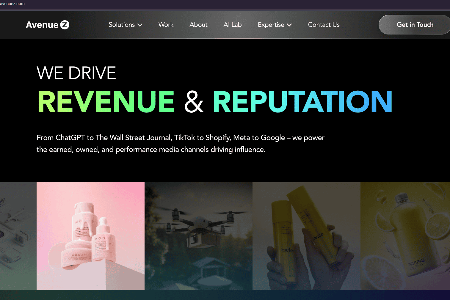 Avenue Z Narrative Intelligence Dashboard or Team