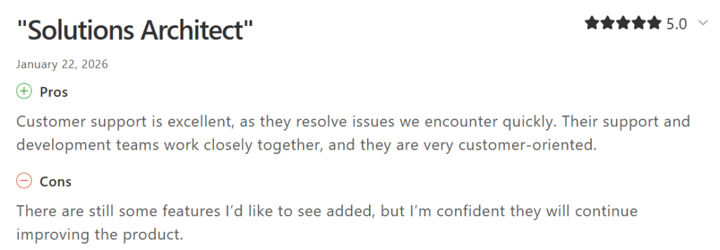 5-star review for DeployHQ