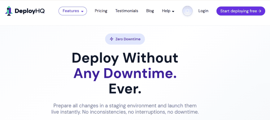 DeployHQ home page