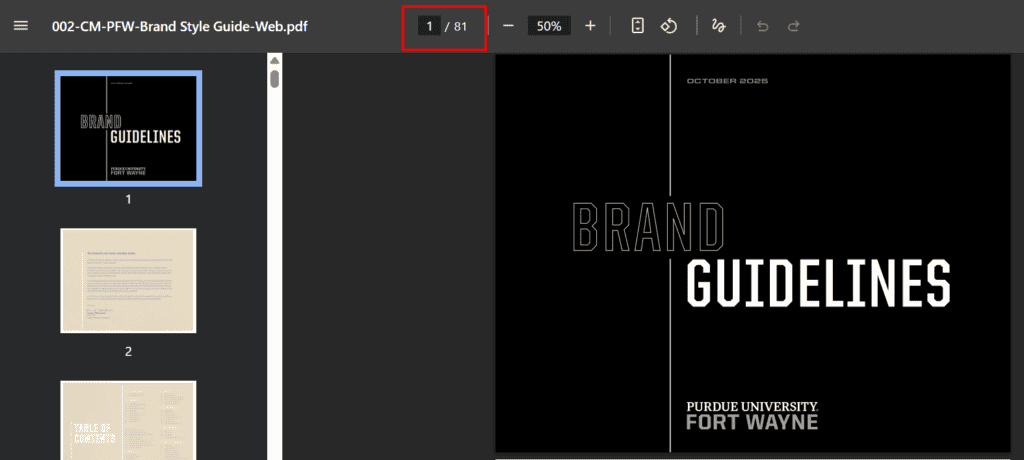 Style guide by The Purdue University in Fort Wayne.