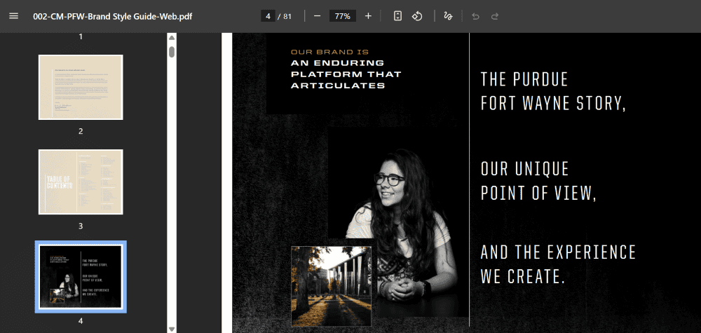 Style guide by The Purdue University in Fort Wayne.