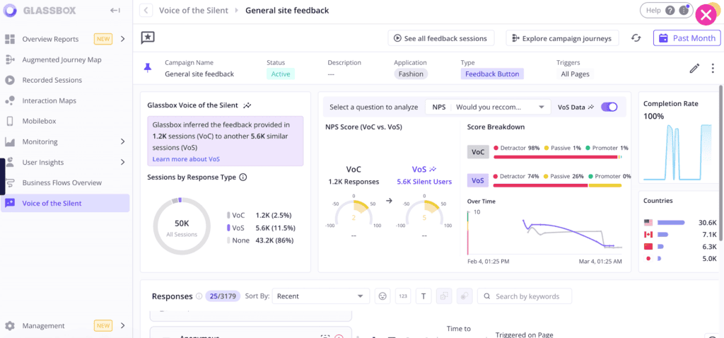 Glassbox heatmap tool