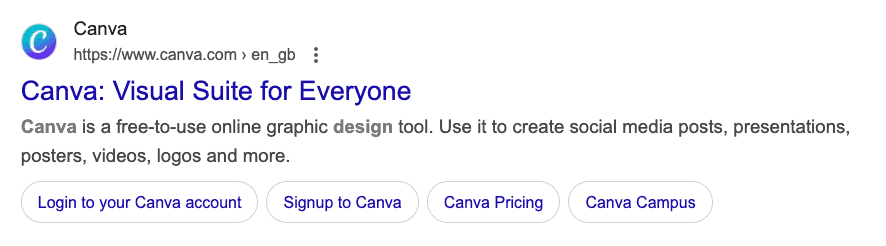 Canva’s strapline shows that it’s a visual suite for everyone to design easily.