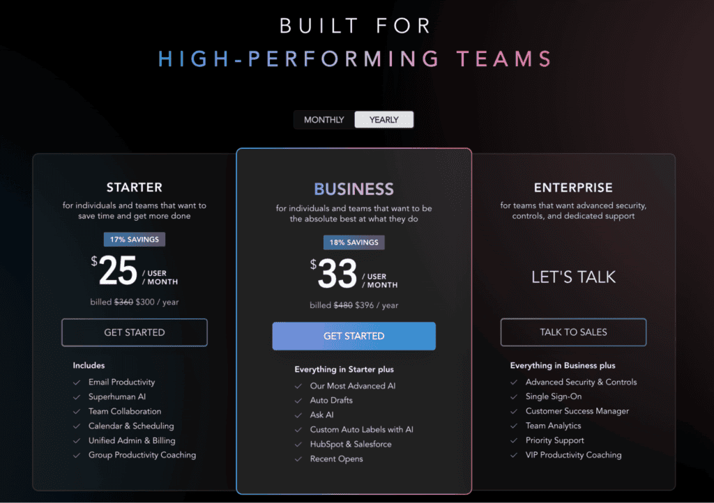 Superhuman’s pricing strategy offers premium pricing for high-quality products