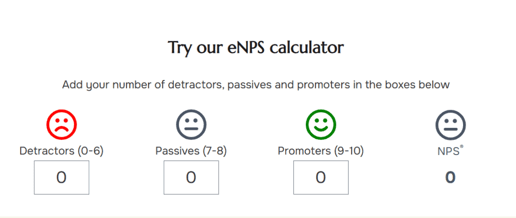 eNPS Calculator