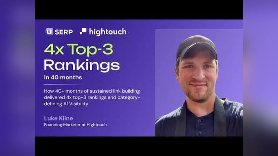Hightouch case study: 4x top-3 rankings in 40 months