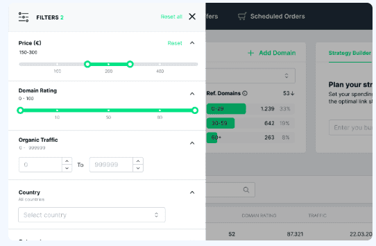 Link Filtering